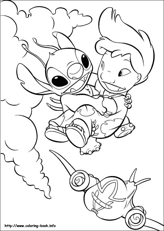 Lilo and Stitch coloring picture